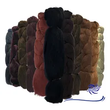 Jumbo Ser Mulher Cabelo Para Tranças Box Braids 399g 130cm Cor Preto Foto  mini 1
