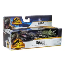 Jurassic World - 3 Carrinhos 7cm - T.rex, Indoraptor E Outro Foto mini  3