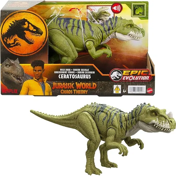 Jurassic World Dinossauro Rugido Selvagem Ceratosaurus Foto 1
