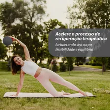 Justgofit Yoga Bola Overball 25cm preto em PVC Foto mini 3
