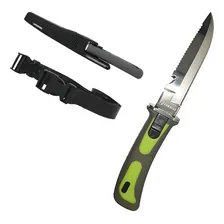 K-02 Fun Dive, Faca De Mergulho Pesca Sub Inox Com Bainha Foto  mini 1