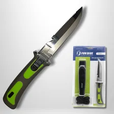K-02 Fun Dive, Faca De Mergulho Pesca Sub Inox Com Bainha Foto mini  2