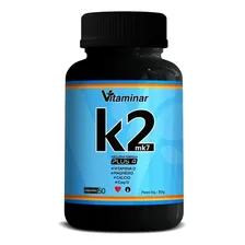 K2 - Coq10 - Magnésio - Vit D - Cálcio - 60caps K2vitaminar Sabor Sem Sabor Foto mini 1