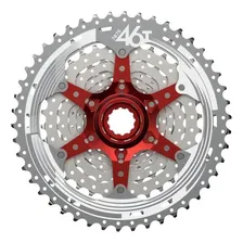 K7 Catraca Cassete Bike Mx8 11v Index 11-46 Cromado Sunrace Foto mini 1