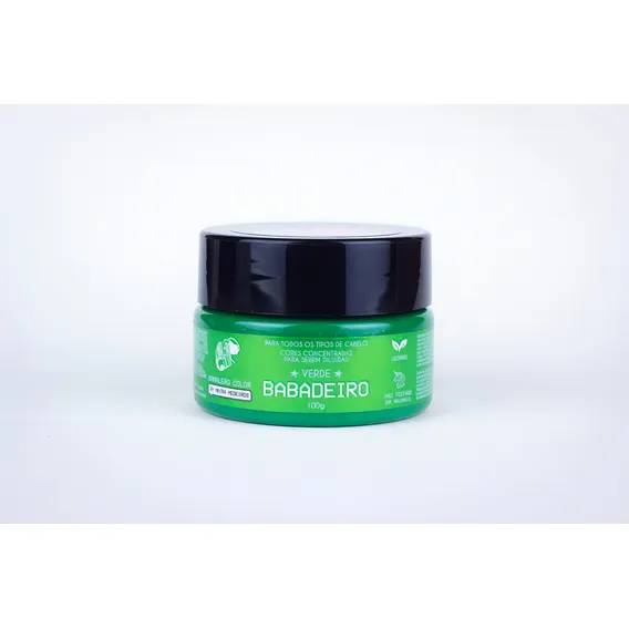 Kamaleão Color - Máscara Pigmentante Verde Babadeiro 100g Foto 1