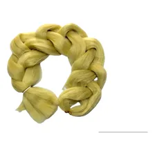 Kanekalon Jumbo Ultra Braid Para Tranças Crochet Box Braids Cor Platinado Cor 613 Foto mini  3