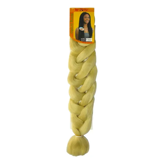 Kanekalon Jumbo Ultra Braid Para Tranças Crochet Box Braids Cor Platinado Cor 613 Foto 1