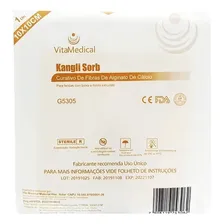 Kangli Sorb Curativo Alginato De Cálcio 10x10 - 10 Unidades Foto mini  3