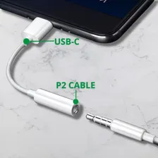 Kapbom Cabo adaptador Tipo-C USB Branco Foto  mini 1