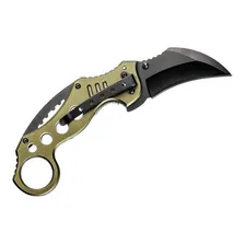 Karambit Canivete Tático Shark Green Aço Inox - Invictus Foto mini 2