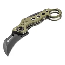 Karambit Canivete Tático Shark Green Aço Inox - Invictus Foto mini 4