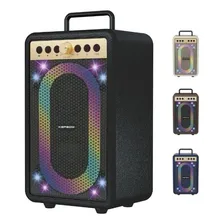 Karaoke Box Caixa De Som Bluetooth Caixa De Som Alta Caixa De Som Potente Caixa De Som Com Microfone Caixa De Som Com 2 Microfones Caixa De Som Karaoke Caixa De Som Led Rgb Caixa De Som Led Foto mini  3