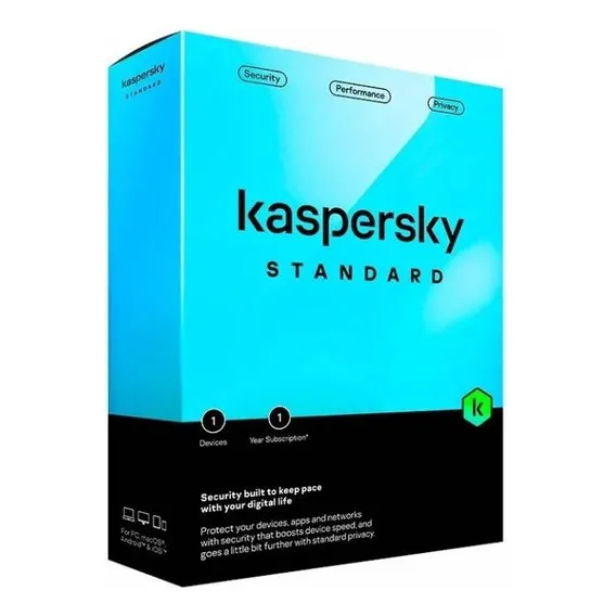 Kaspersky Standard Antivirus 1 dispositivo 1 ano Foto 1