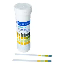 Kasvi papel fita indicador de Ph 0-14 combo com 150 tiras testes Foto mini 3