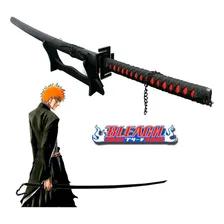 Katana Espada Tensa Zangetsu Ichigo Kurosaki Bleach 103 Cm Foto  mini 1
