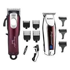 Kemei Maquina Corte Profissional 2600 +kemei 9164 Acabamento Foto mini 1