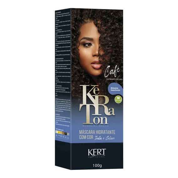 Keraton Banho De Brilho 100 Gr - Wxz COR CAFÉ / Castanho Escuro Foto 1