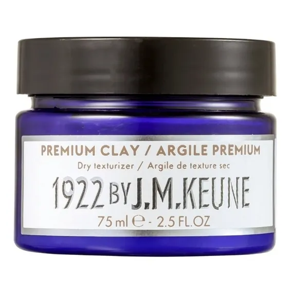Keune 1922 Premium Clay Cera Modeladora 75ml Fixação Forte e Matte Foto 1