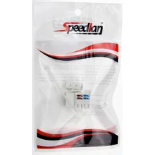 Keystone Conector Rj45 Femea Cat6 Branco Speedlan Foto mini  3