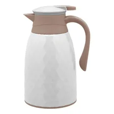 Khenze Garrafa Térmica 1l Plástico Branco Ampola Vidro Foto mini  3