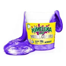 Kimeleca Slime Violeta Metálico Caixa Com 6 Acrilex Foto mini 2
