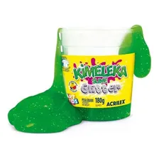 Kimeleka Slime Glitter 180g Verde - Acrilex Foto mini 2