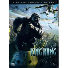 King Kong Dvd Duplo + Luva Novo Lacrado Dublado Original Dvd Filme Aventura Terror Foto mini 1