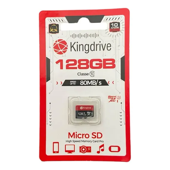 Kingdrive Cartão Microsd 128gb Foto 1