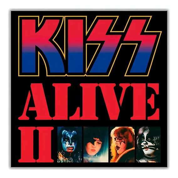 Kiss Alive Ii Double 2 Lp Novo Vinil Importado Foto 1