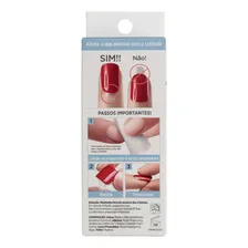 Kiss Ny Impress Unhas Autocolantes Matte Deep Kiss Médio Foto mini 3