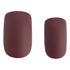 Kiss Ny Impress Unhas Autocolantes Matte Deep Kiss Médio Foto mini 4