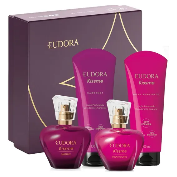 Kissme Cabernet 50ml + Rosa Marcante 50ml + 2 Hidratantes Volume da unidade 50 Foto 1