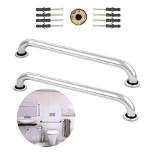 Kit 02 Alças Barra De Apoio 60cm AlumĂnio Banheiro Auxilio p/ Idosos e Deficientes Foto mini 1