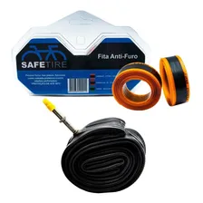 Kit 02 Câmara De Ar 700 Speed Presta E Par Fita Anti-furo Foto mini  2