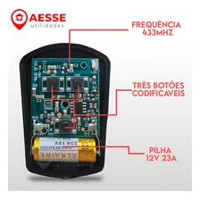 Kit 02 Controle Remoto Portão Eletrônico 433mhz Garen Foto mini  3