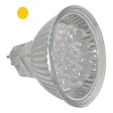 Kit 02 Lampadas Mr16 20 Leds 1w Cor Ambar Gx-5.3 Avant Foto  mini 1
