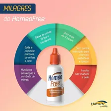 Kit 02 Loções Homeofree - Fortalecedor De Unha E Pele 30ml Foto mini 3