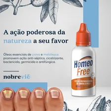 Kit 02 Loções Homeofree - Fortalecedor De Unha E Pele 30ml Foto mini 4