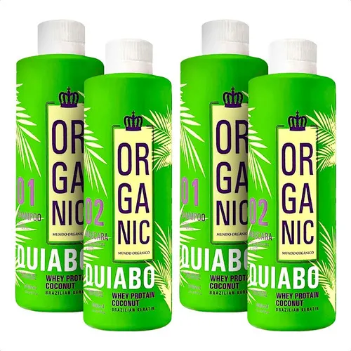 Kit 02 Máscara Redutora Quiabo Organic Fioperfeitto 300ml Foto 1
