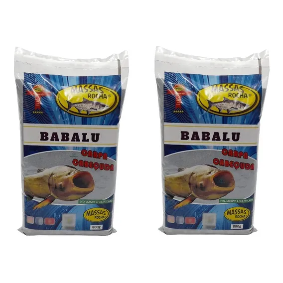 Kit 02 Massa Pesca Carpa Cabeçuda Sabor Babalu - Com Cor Kit 02 Massa Carpa Cabeçuda Sabor Babalu Foto 1