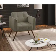Kit 02 Poltronas Decorativa Bia Couro Fendi - Gran Belo Foto mini 2