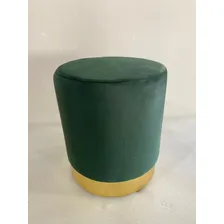 Kit 02 Puff Verde Base Dourada Foto mini 3