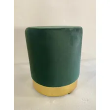 Kit 02 Puff Verde Base Dourada Foto mini 4
