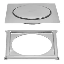 Kit 02 Ralo Click 10x10 Inteligente Com 02 Porta Grelha Inox Foto mini 2