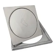 Kit 02 Ralo Click 10x10 Inteligente Com 02 Porta Grelha Inox Foto mini 3