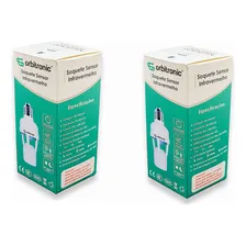 Kit 02 Sensor De Presença Lâmpada Soquete E27 Bocal Fotocelula Orbitronic Orb7790 Foto mini 1