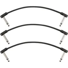Kit 03 Cabos P/ Pedal Fender P10 15cm Blockchain Foto mini 1