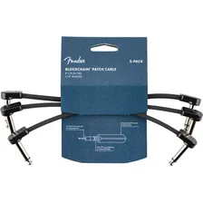 Kit 03 Cabos P/ Pedal Fender P10 15cm Blockchain Foto mini 4