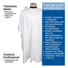 Kit 03 Capas De Corte Microfibra N茫o Mancha P贸 Descolorante Foto mini 2