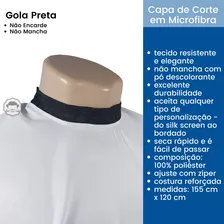 Kit 03 Capas De Corte Microfibra N茫o Mancha P贸 Descolorante Foto mini 3